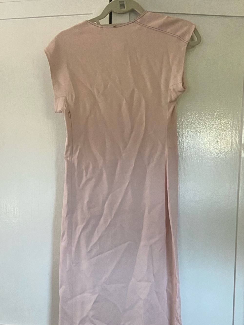Sportmax Blush Pink Draped Maxi Dress - Picture 5 of 8